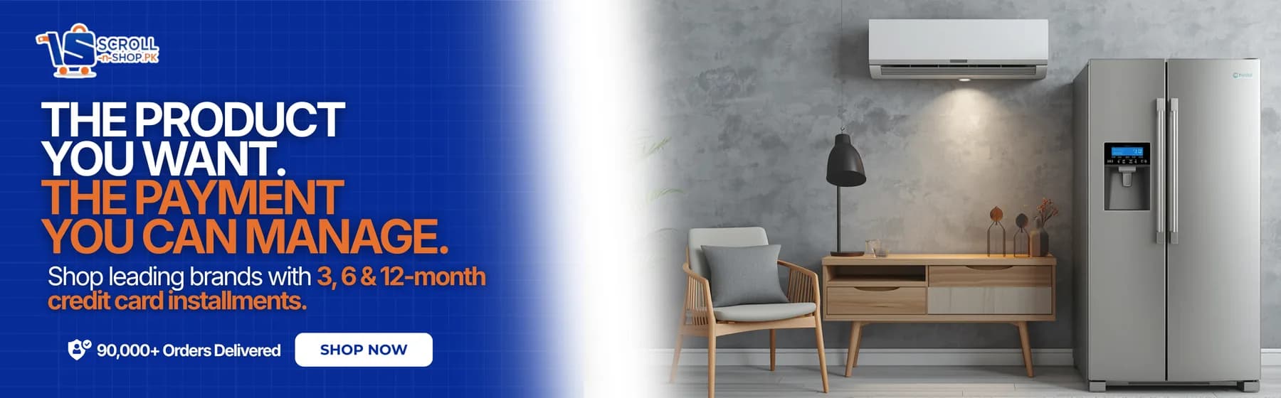 The product you want, the payment you can manage - shop leading brands on installments