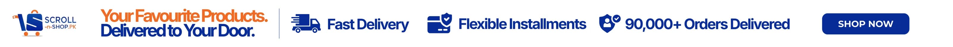 Your favourite products delivered to your door - fast delivery, flexible installments