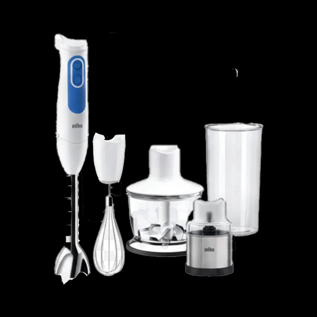 Braun - Hand Blender MultiQuick 3 Spice+ W/ Stainless Steel Spice Mill/Grinder - MQ3038