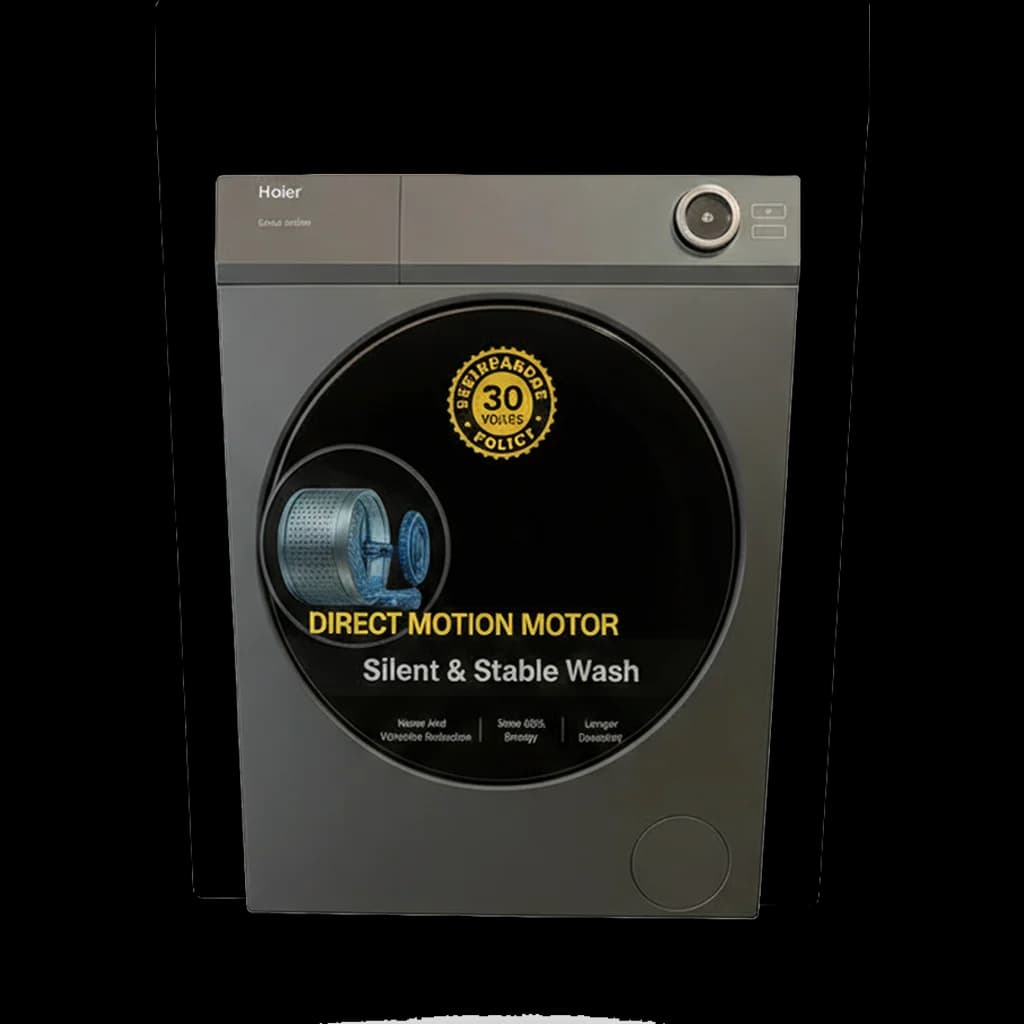 Haier - Washing Machine Automatic Front Load Inverter 10.5KG - HW 105-BD14376PGU1