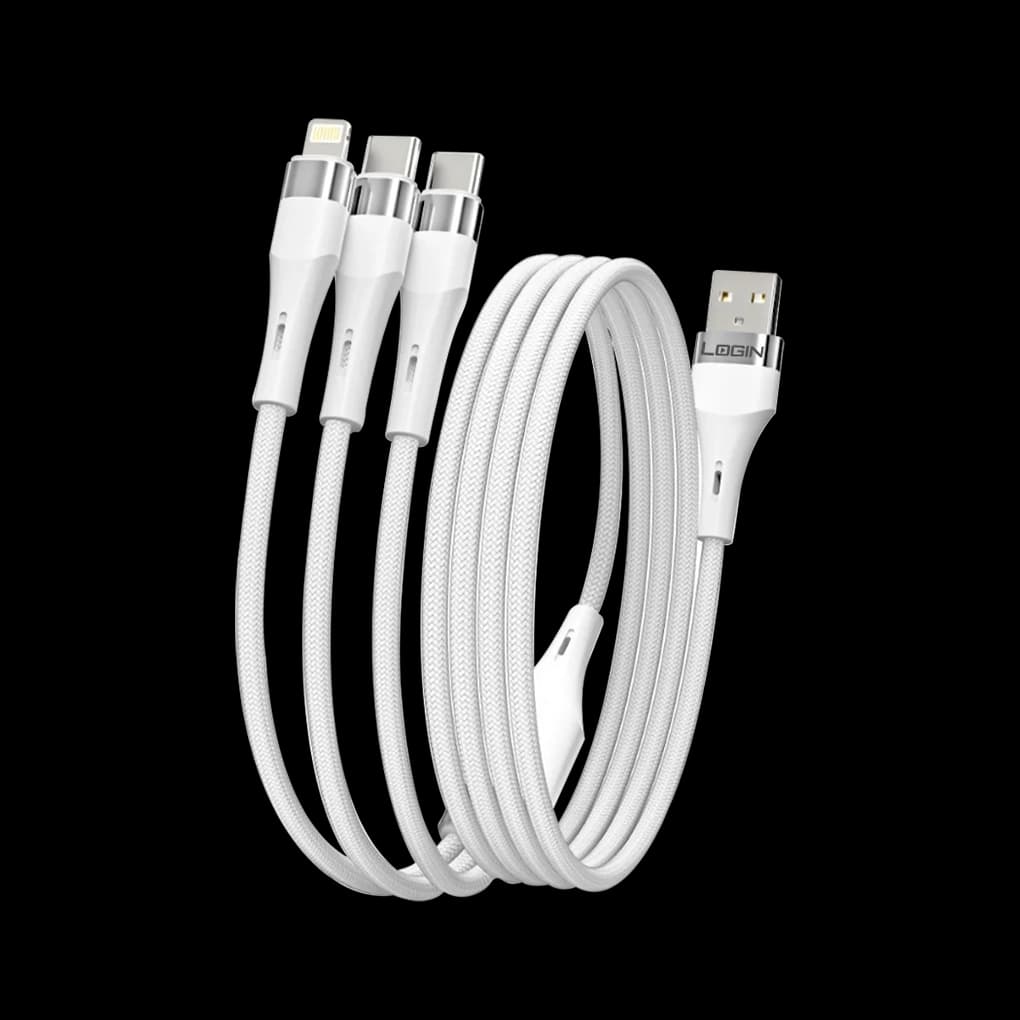 Login - Data Cable 3in1 4 Core 12 W - L-909