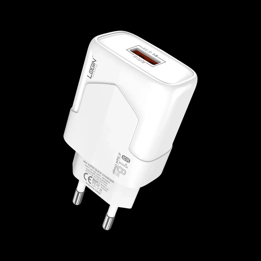 Login - Revolto Charger Type-C 3.0 Amp - L-410