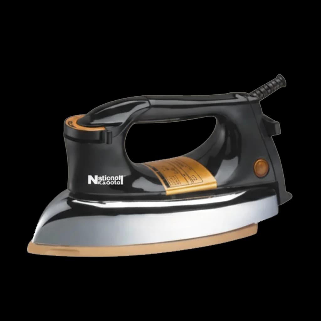 National Gold - Dry Iron Golden Plate Heavy Weight 1200W Black - M-92B