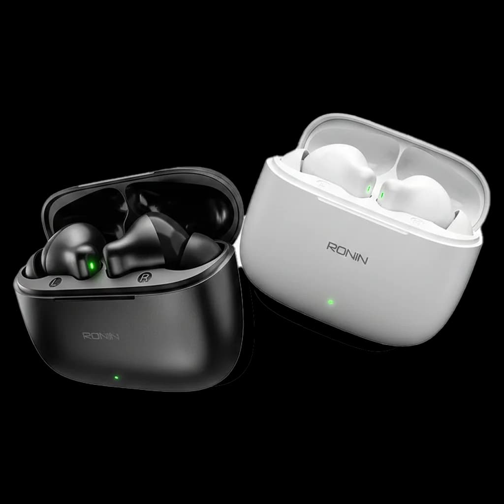 Ronin - Earbuds Vivid - Black/White - R-740