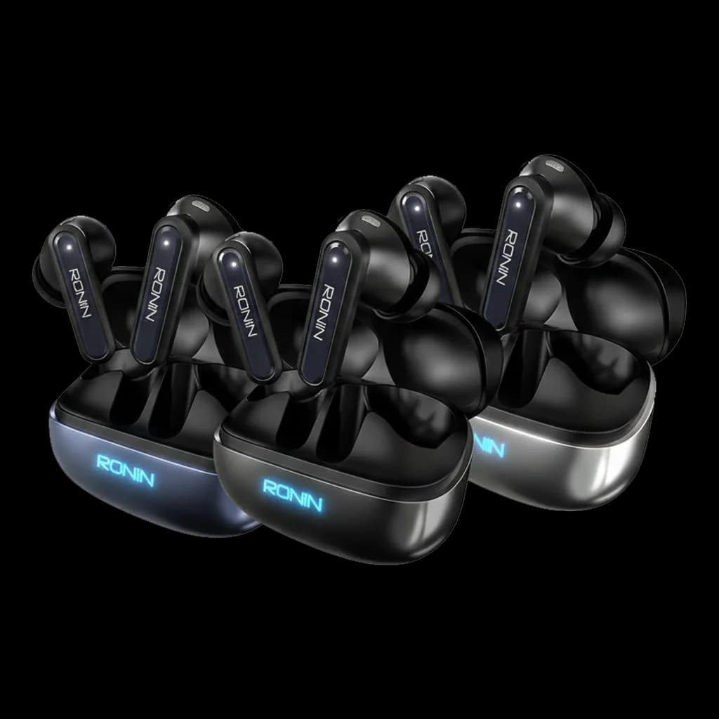 Ronin - Earbuds Vox - Silver/Black/Blue - R-7085