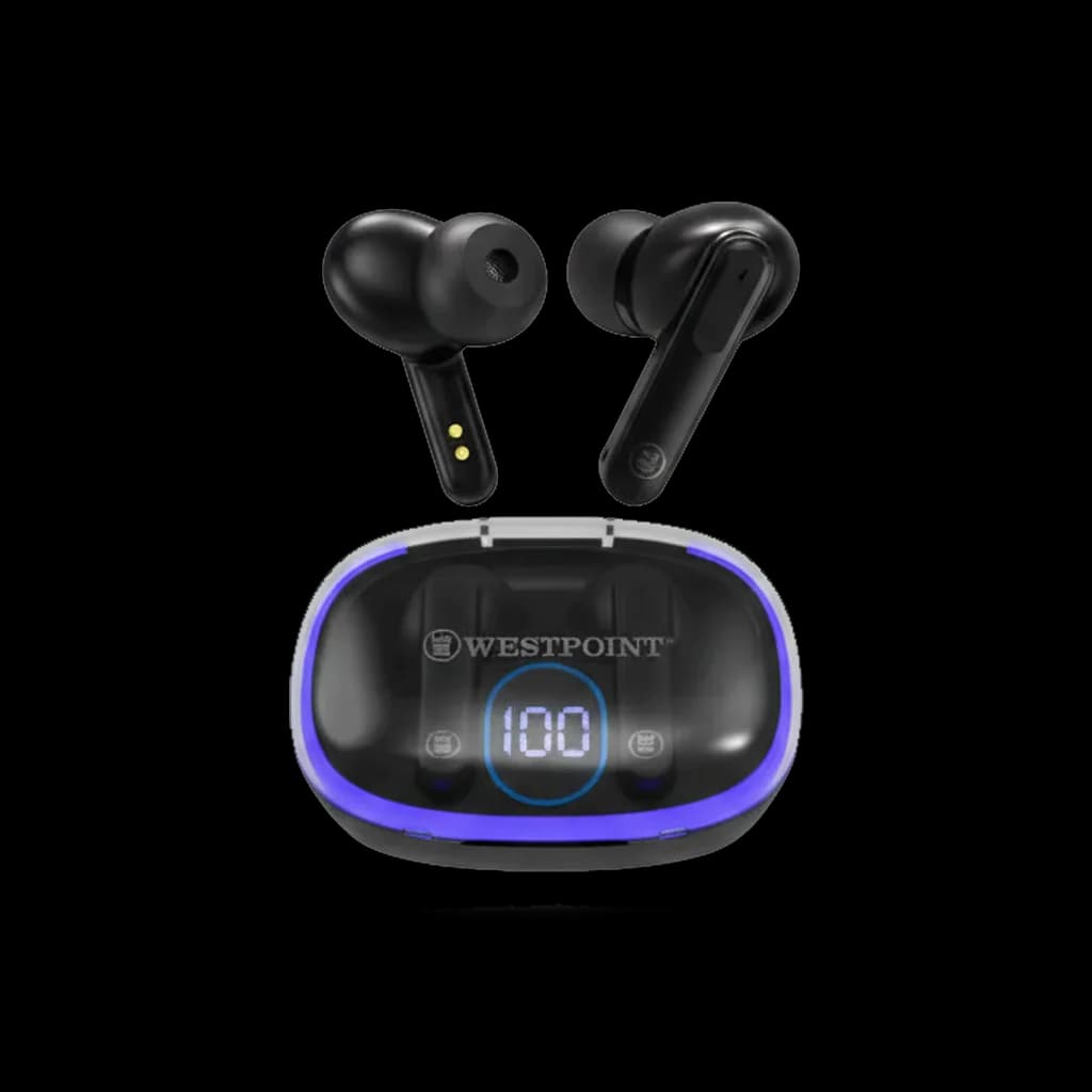 Westpoint - Bluetooth Earbuds Play Time 3 to 4 Hrs Charge Time 1 to 1.5 Hrs - 101
