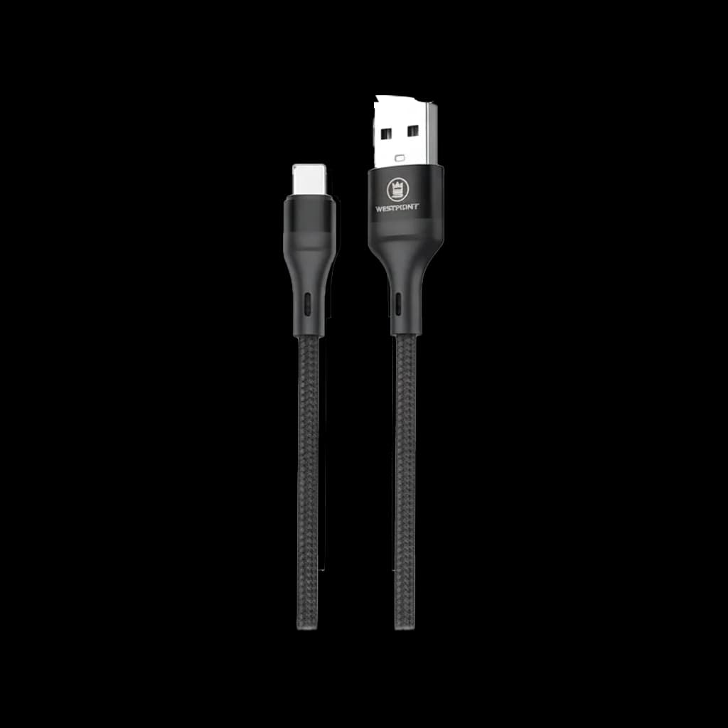 Westpoint - Data Cable Fast Charging USB-A to Lightning Exquisite Braided Pull Resistant - 333