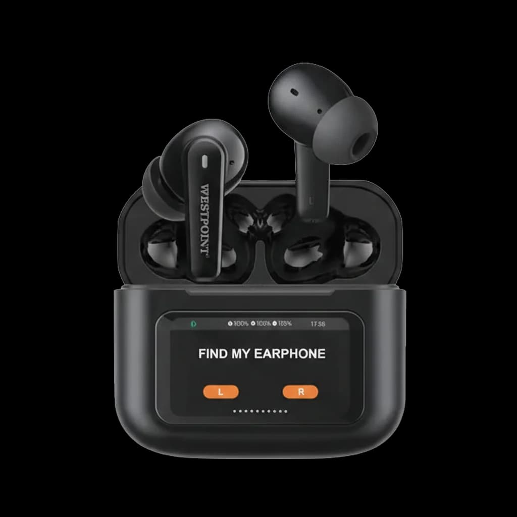 Westpoint - Earbuds Tws Screen Play Time 7H ANC - 120