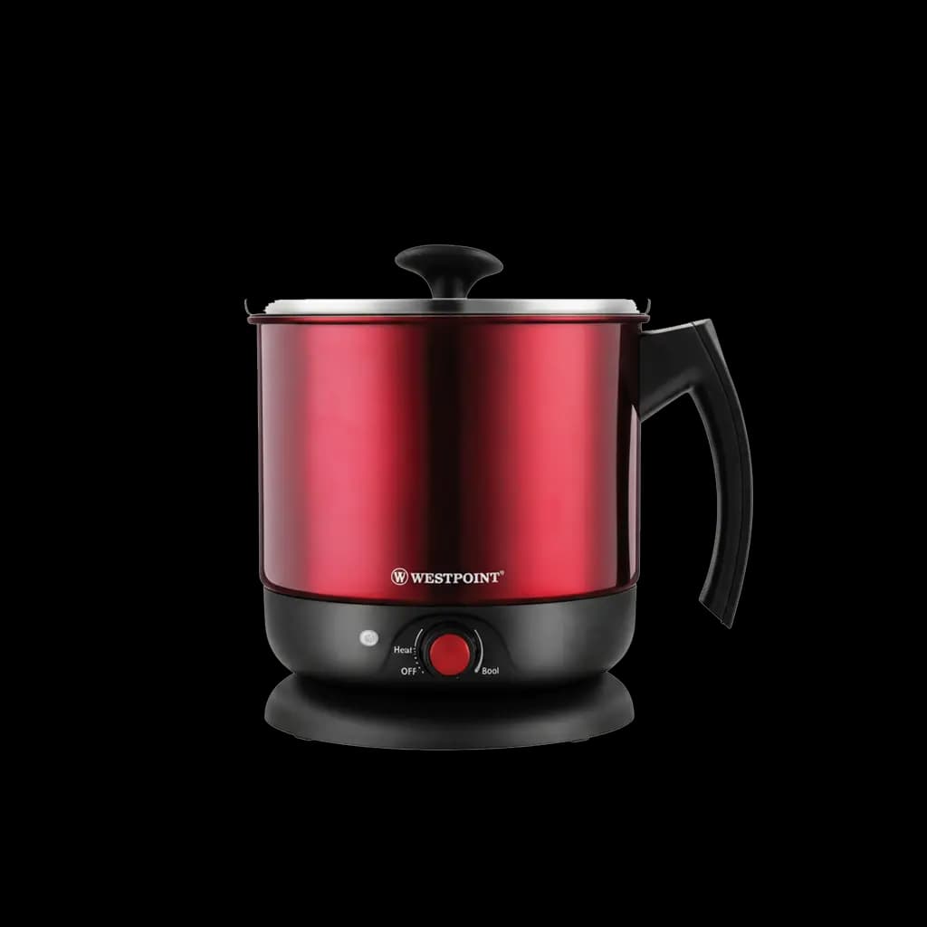 Westpoint - Kettle Element 1.8 Ltr (Steel body) Red Spray Color Multi Function 3 in 1 - 6175