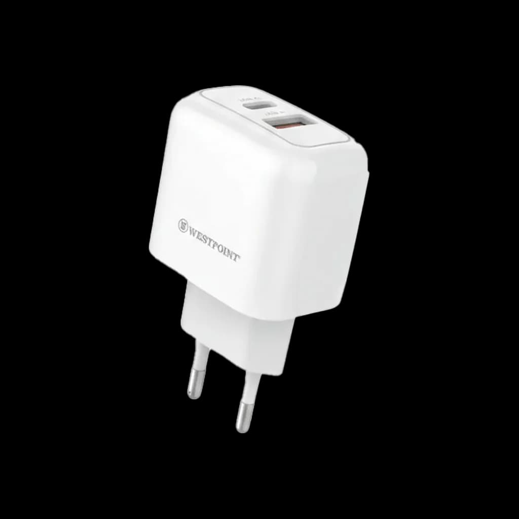 Westpoint - PD Charger Multi-port TYPE-C+USB-A USB-C TO Lightning Cable Included - 21