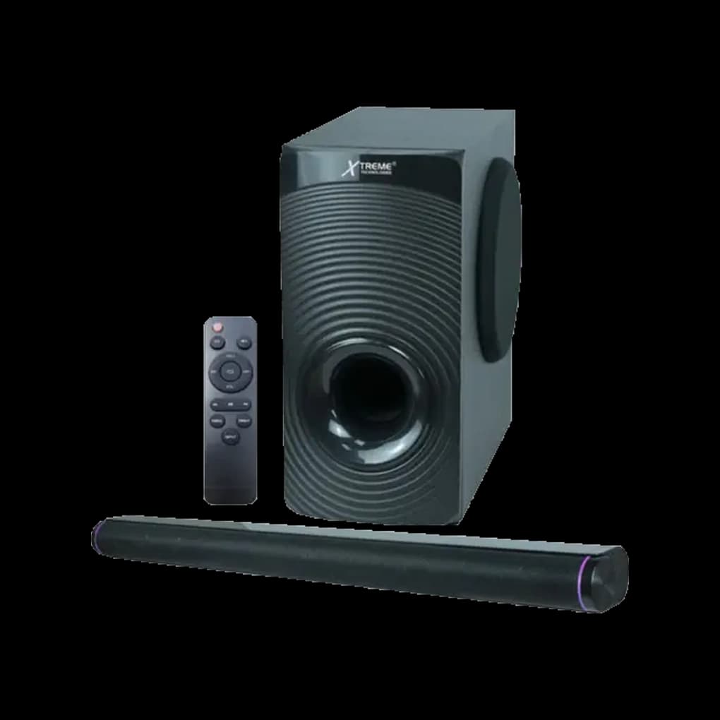 Xtreme - Multimedia Speaker Soundbar with 6.5 inch Wire Subwoofer - Dynamic 650
