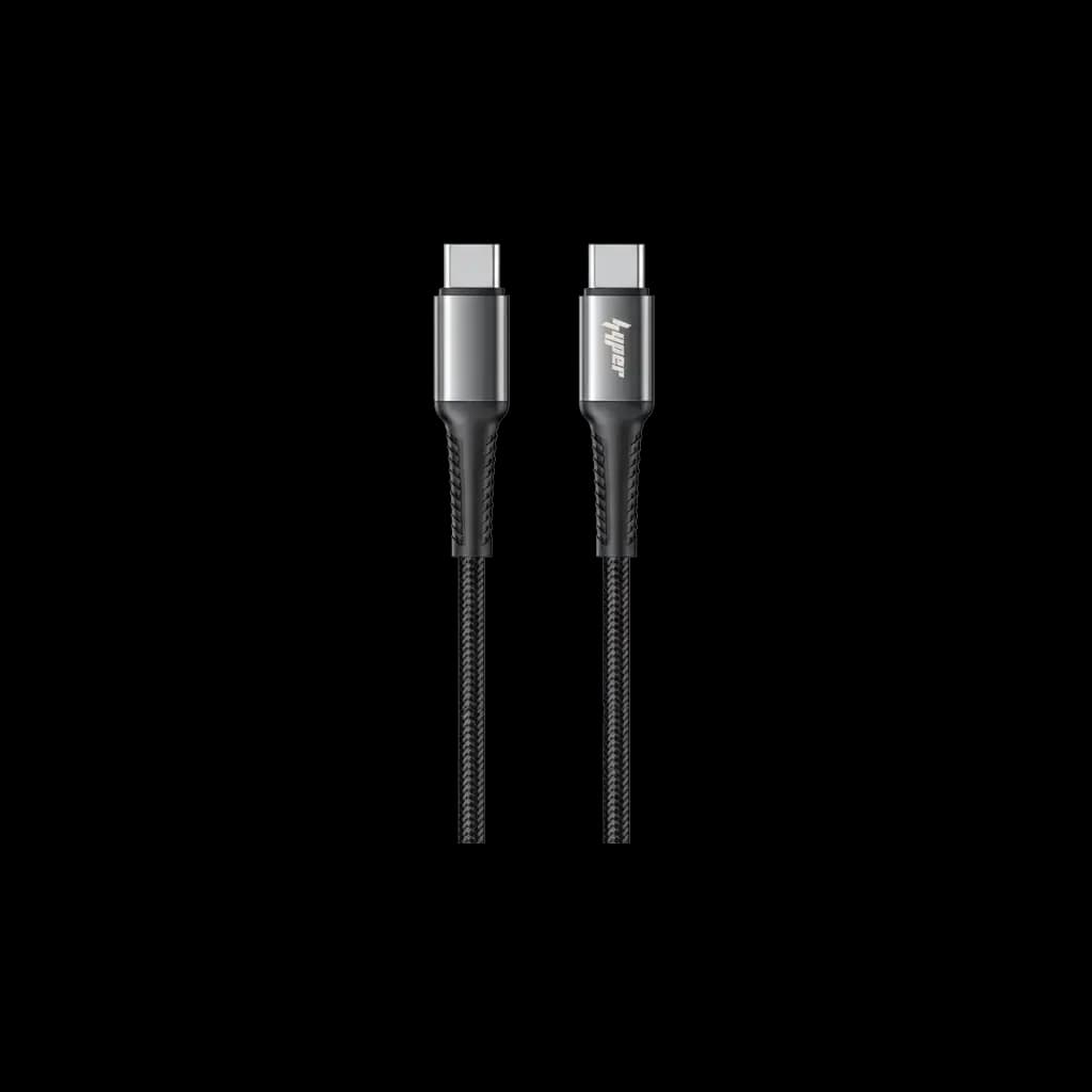 YOLO Hyper - Charging Cable TYPE-C to Type-C 3 Ampere Rapid Charge Black - Y085