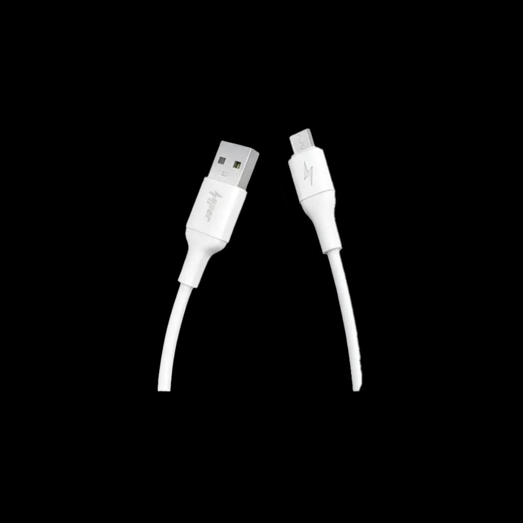 YOLO Hyper - Charging Cable USB to Android 2A Fast Charging - Black/White - Y081