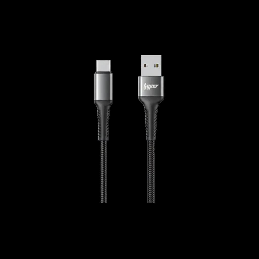 YOLO Hyper - Charging Cable USB to Type-C 2 Ampere Rapid Charge Black - Y084