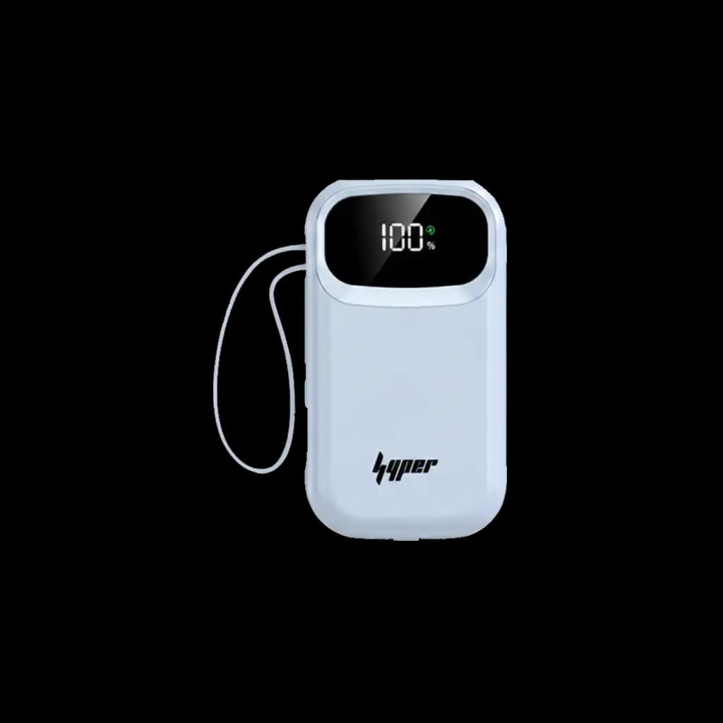 YOLO Hyper - Power Bank INSTA GO 22.5W Fast Charging 10,000 mAh Battery - White