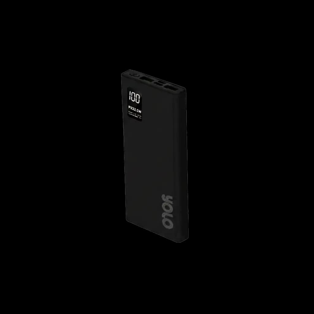 YOLO - Power Bank INSTA 10 22.5W Fast Charging 10,000 mAh Digital - Black
