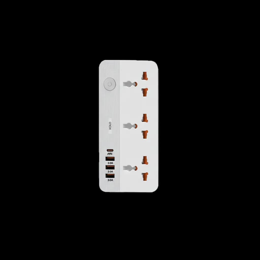 YOLO - Power Extention 2500W White - Y902