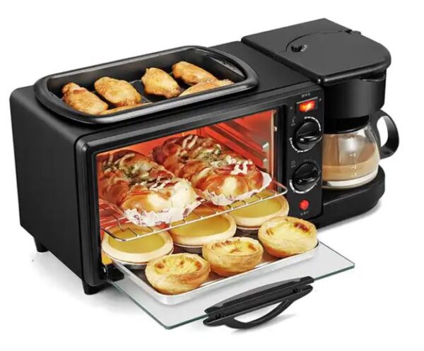 Silver Crest - Breakfast Maker Machine 3 in 1 Multifunctional With Temperature Control 9SNS0