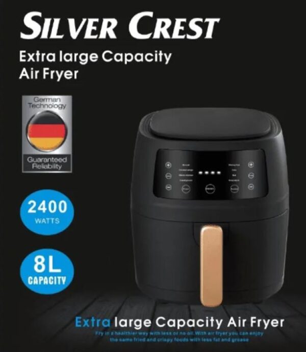 Silver Crest - Air Fryer 8 Liter 2400 watt (SNS)