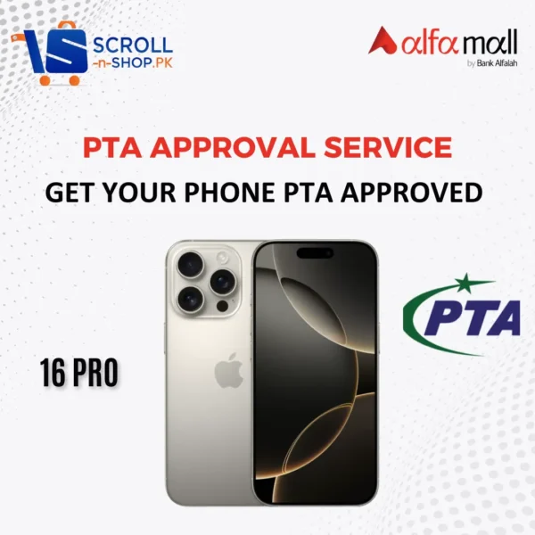 IPHONE 16 PRO - PTA Approval Service  (SNS) - INST