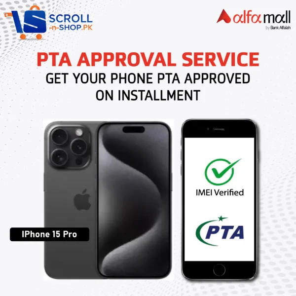 IPHONE 15PRO - PTA Approval Service  (SNS) - INST