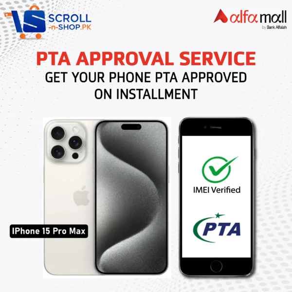 IPHONE 15PROMAX - PTA Approval Service  (SNS) - INST