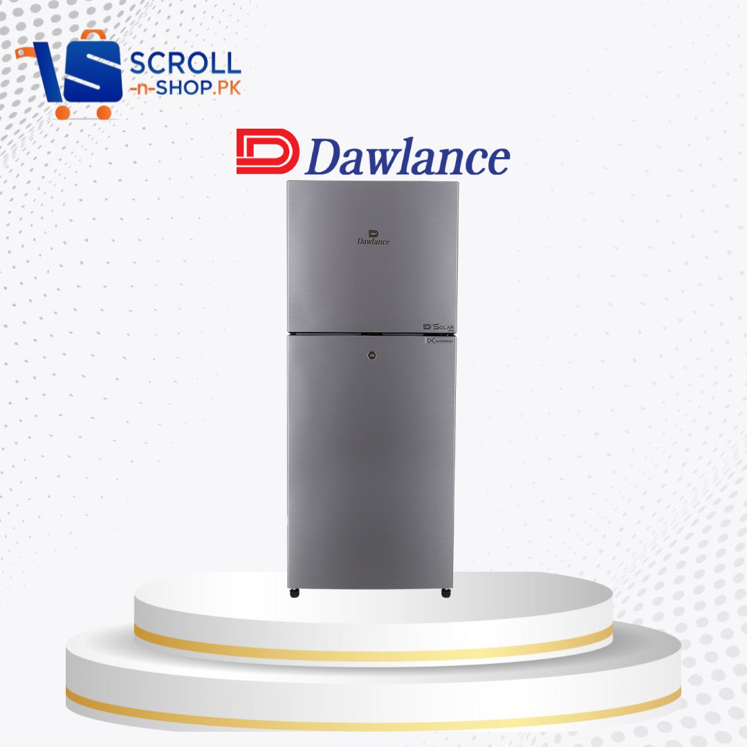 Dawlance - Refrigerator Double Door 8 Cu ft - 9140WB D-Solar Line Hairline