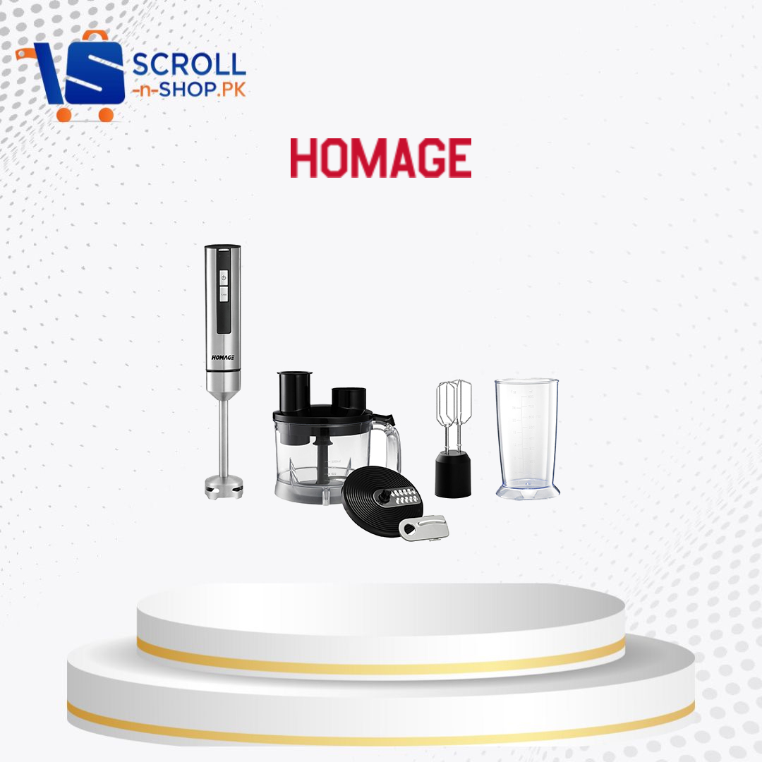Homage - Hand Blender Dual Beater 4 in 1 600W - HHB-604A0