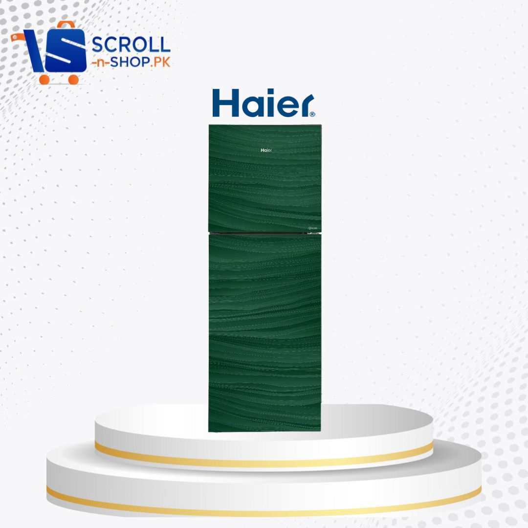 Haier - Refrigerator Double Door Glass E-Star 18 Cu ft - HRF 538 EPG